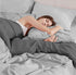 The White Moss Rosalie Reversible Pinch Pleat comforter with 2 pillow covers